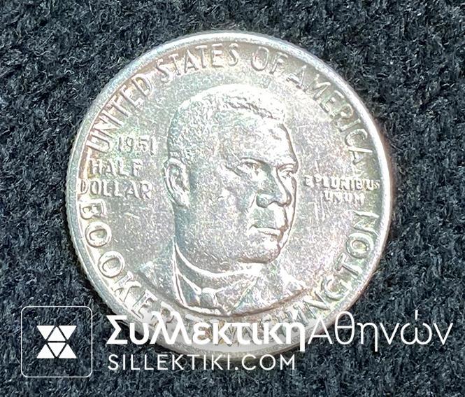 USA 1/2 Dollar 1951 AU